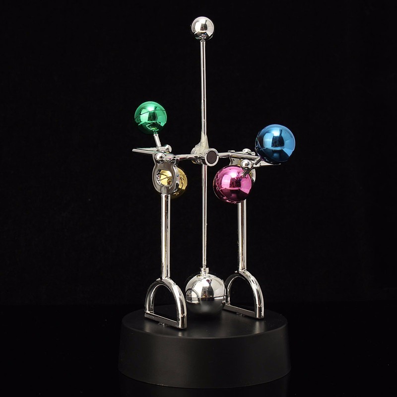 Decoration Cosmos Perpetual Motion Kinetic Toy Newton's Cradle Desk Toy Gift - Photo: 7