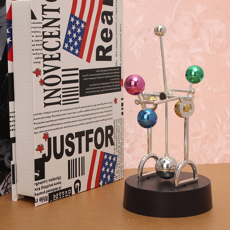 Decoration Cosmos Perpetual Motion Kinetic Toy Newton's Cradle Desk Toy Gift - Photo: 1