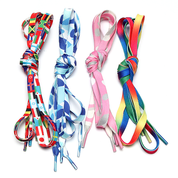 

120CM 1 Pair Of Knitting Colorful Shoelaces