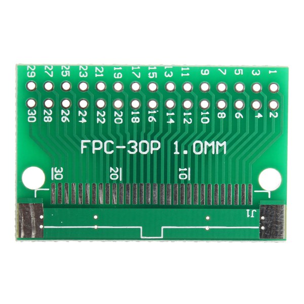 

FFC/FPC 30 Pin to 2.54mm DIP Double Side 0.5mm 1mm Pitch PCB Board Converter