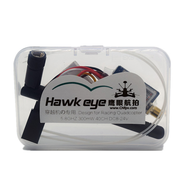 Hawkeye Q300 5.8G 40CH 300mW DC 8-24V AV Transmitter Module RP-SMA Female - Photo: 8