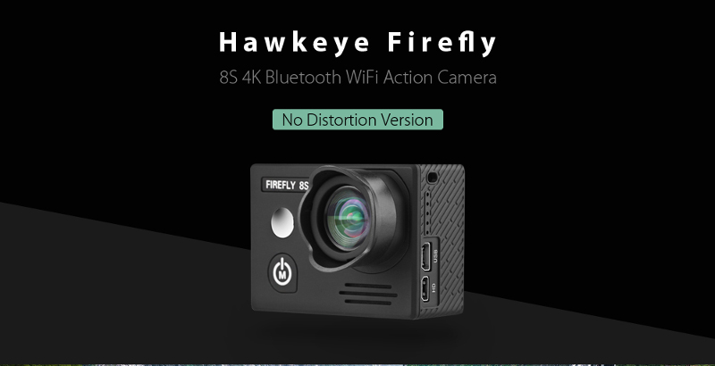 Hawkeye Firefly 8S 4K 90 Degree FOV HD Visual Angle WIFI FPV Sports Camera No Distortion Version - Photo: 1