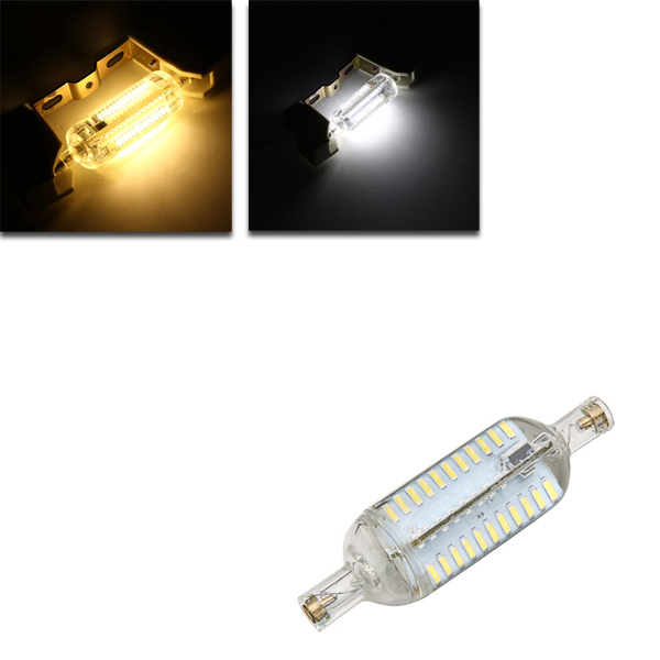 

R7S 78MM Dimmable Corn Bulb 5W 76 SMD 4014 Pure White/Warm White Light Lamp AC 220V-240V