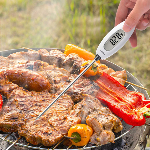 

Digital Kitchen Food Thermometer With Long Probe Pen Shape Instant Read BBQ Cooking Meat Thermometer