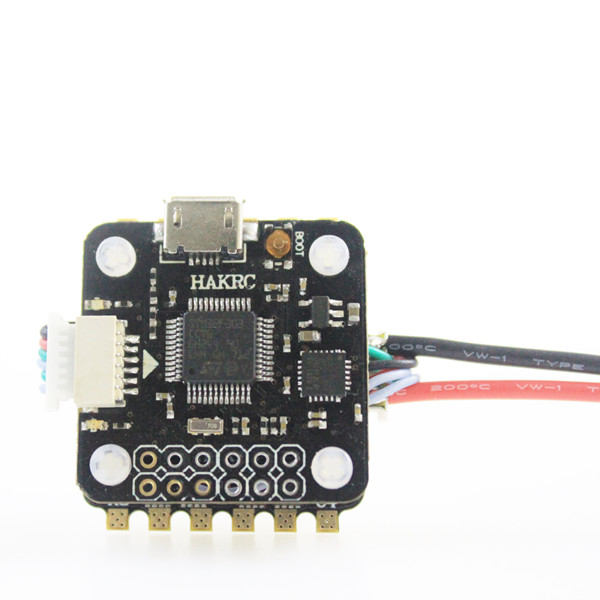 HAKRC 20x20mm Mini F3 Flight Controller Built-in OSD 5V PDB Support Voltage Sensor - Photo: 3