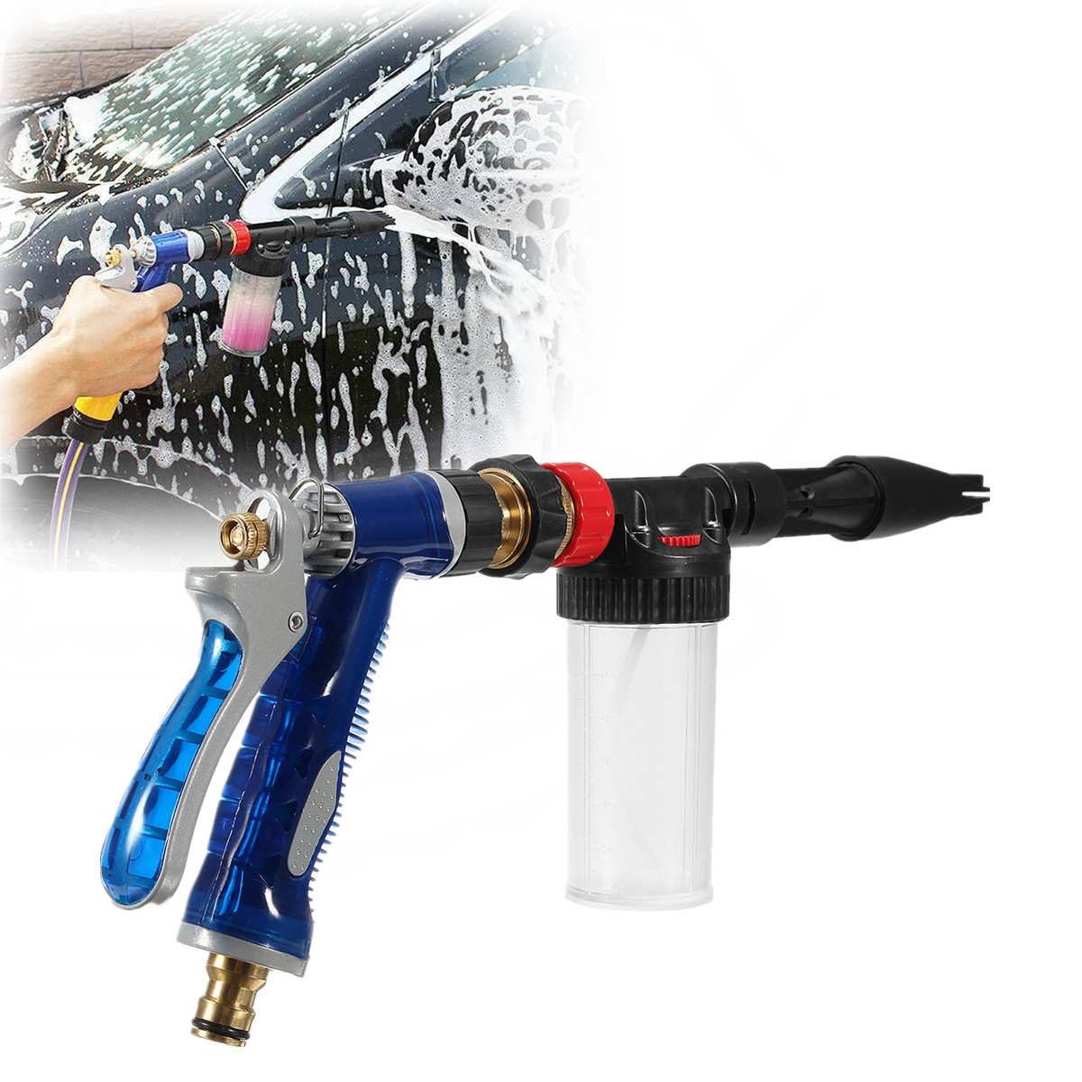 

Adjustable Car Clean Pressure Washer Foamaster Soap Snow Foam Lance Sprayer Jet