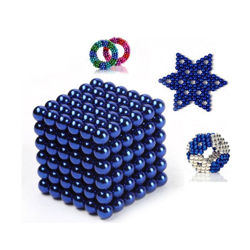 216Pcs Per Lot 3mm Magnetic Buck Ball Intelligent Stress Reliever Toys Colorful