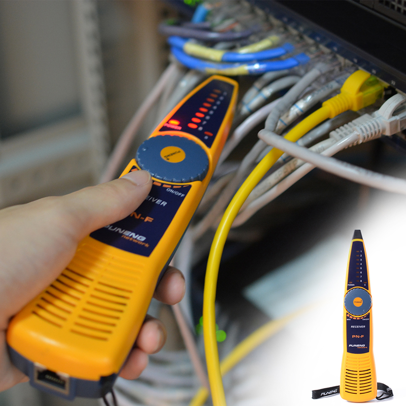 

PUNENG BI011 PN-F RJ11 RJ45 Cat5 Cat6 Telephone Wire Tracker Tracer Toner Ethernet LAN Network Cable Tester Detector Line Finder