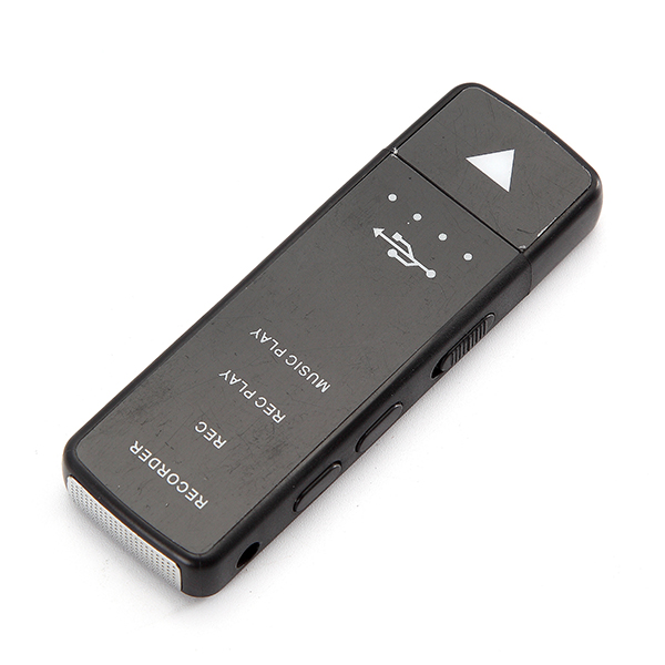 

Mini 8GB Voice USB Hidden Recorder Music Player Support Playback One-key Recording with Earplug