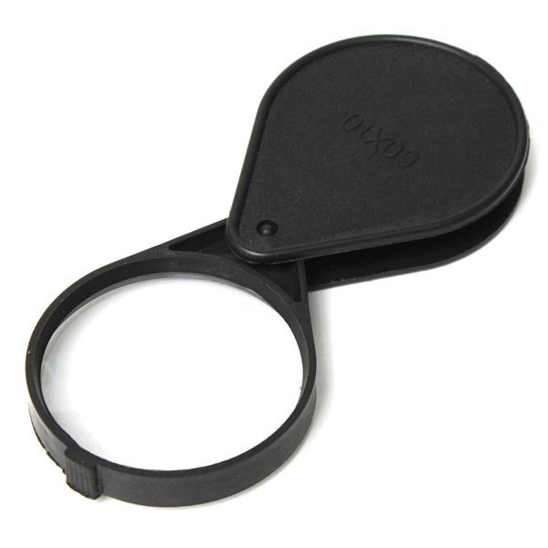 

Pocket Magnifying Glass 60mm Lens 5X Magnification for Travel Reading Jewellery