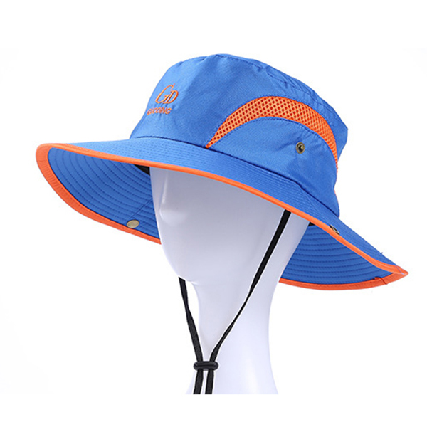 

Mens Wide Brim Summer Breathable Fisherman Hat Casual Outdoor Travel Visor Bucket Hats