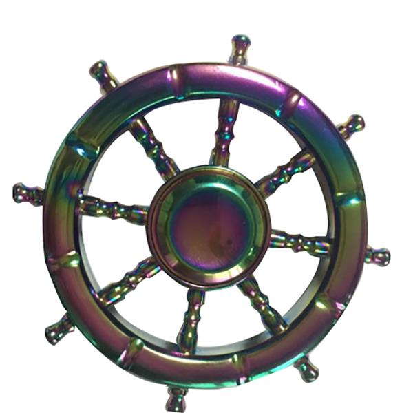

ECUBEE EDC Fidget Spinner Rainbow Steel Ball Bearing Hand Spinner Gadget
