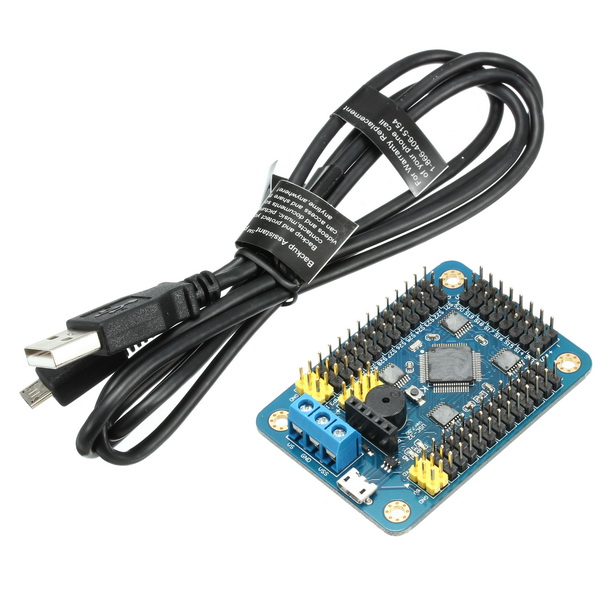 

32 Channel Robot Servo Control Board Servo Motor Controller PS2 Wireless Control USB/UART Connection Mode