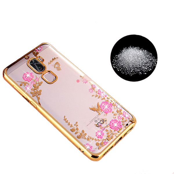 

Luxury Plating Flowers Pattern Soft TPU Protective Case For Xiaomi Mi5s PLUS