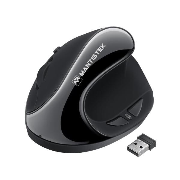 MantisTek® VM1 1600DPI Adjustable 6 Buttons 2.4GHz Wireless Mouse 