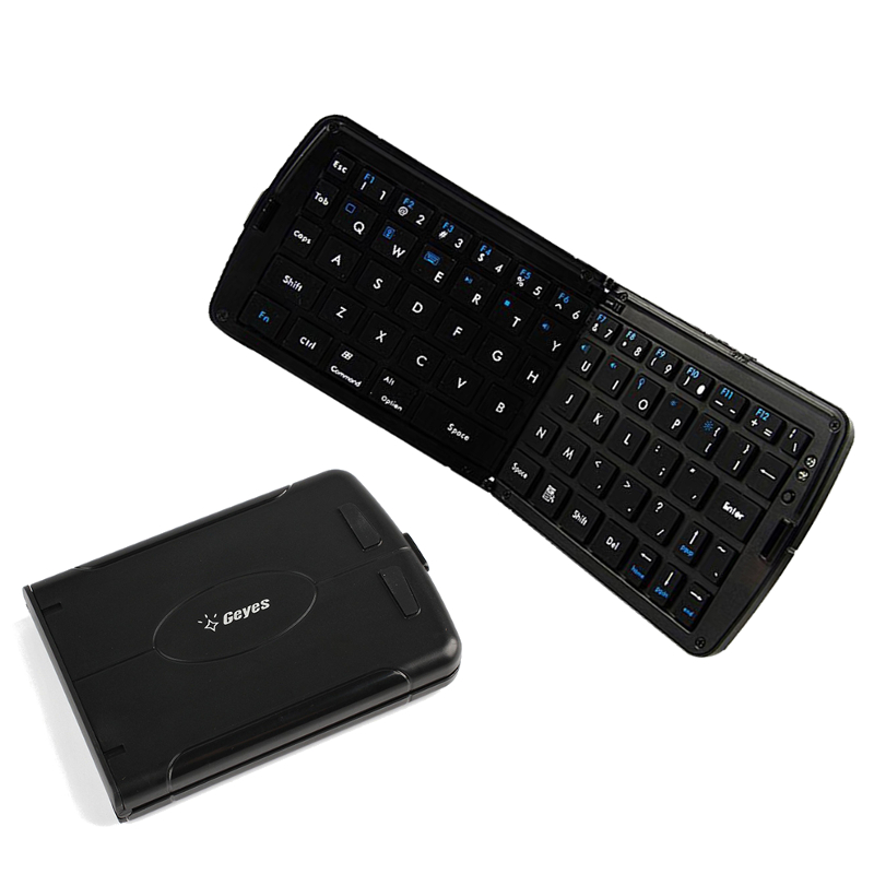 Wireless Bluetooth Foldable Keyboard With Stand Holder For iPhone iPad