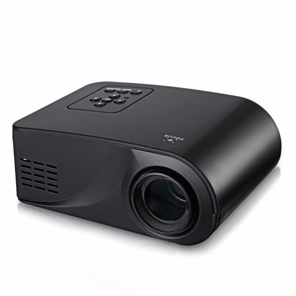 

Portable 480 x 320 Pixels 80LMS LCD Projector Home Cinema with HDMI USB AV VGA SD Interface