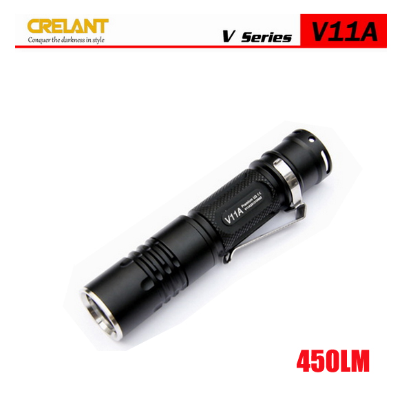 

CRELANT V11A XM-L2 450lumens 3modes EDC LED Flashlight
