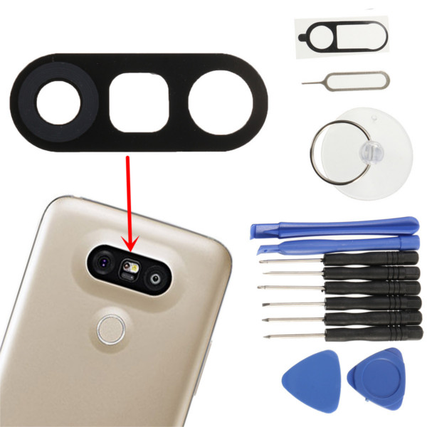 

Rear Camera Mirror Lens Cover Replacement+Tools For LG G5 H820 H830 VS987 LS992 US992 H850
