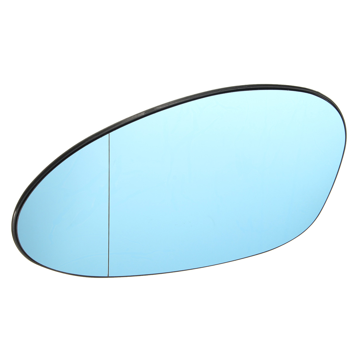 Right Pass Convex Blue Mirror Glass Lens w/Adhesive for 01-06 BMW M3