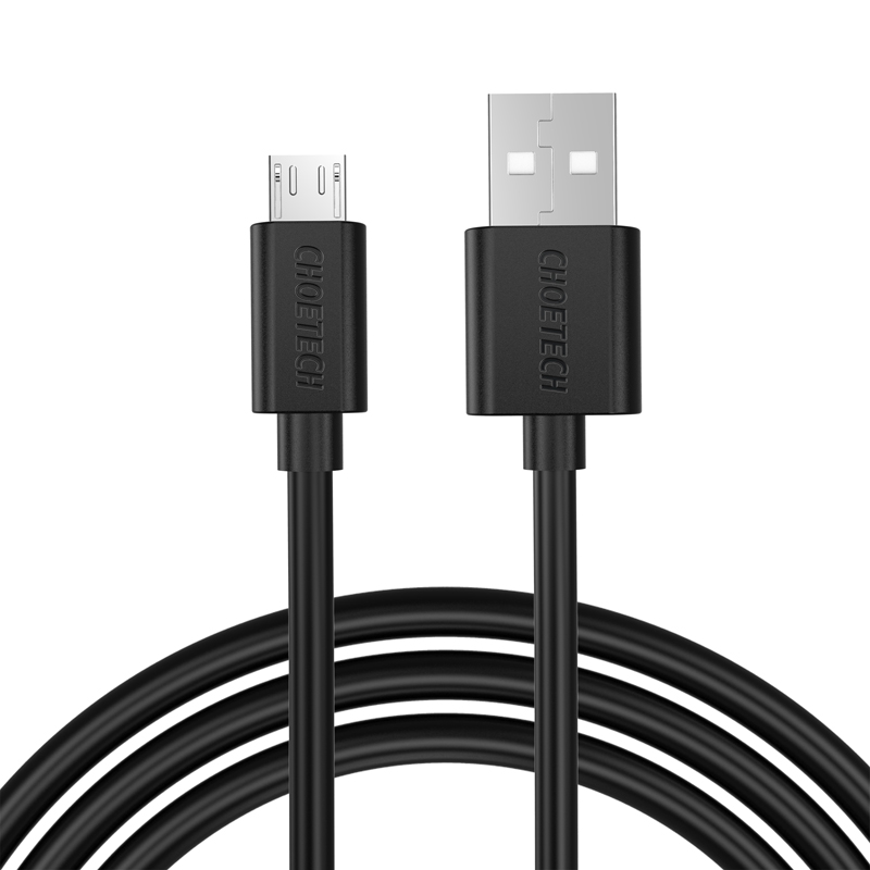 

CHOETECH 2.0 Micro USB 5V 2.4A 3.28ft/1m Charging Data Cable for Xiaomi Huawei