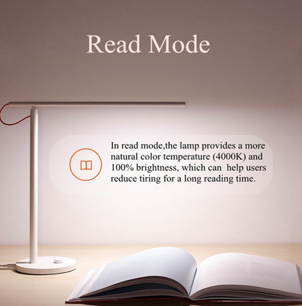Original Xiaomi LED Smart Table Lamp Dimming Reading Light For Cellphone
