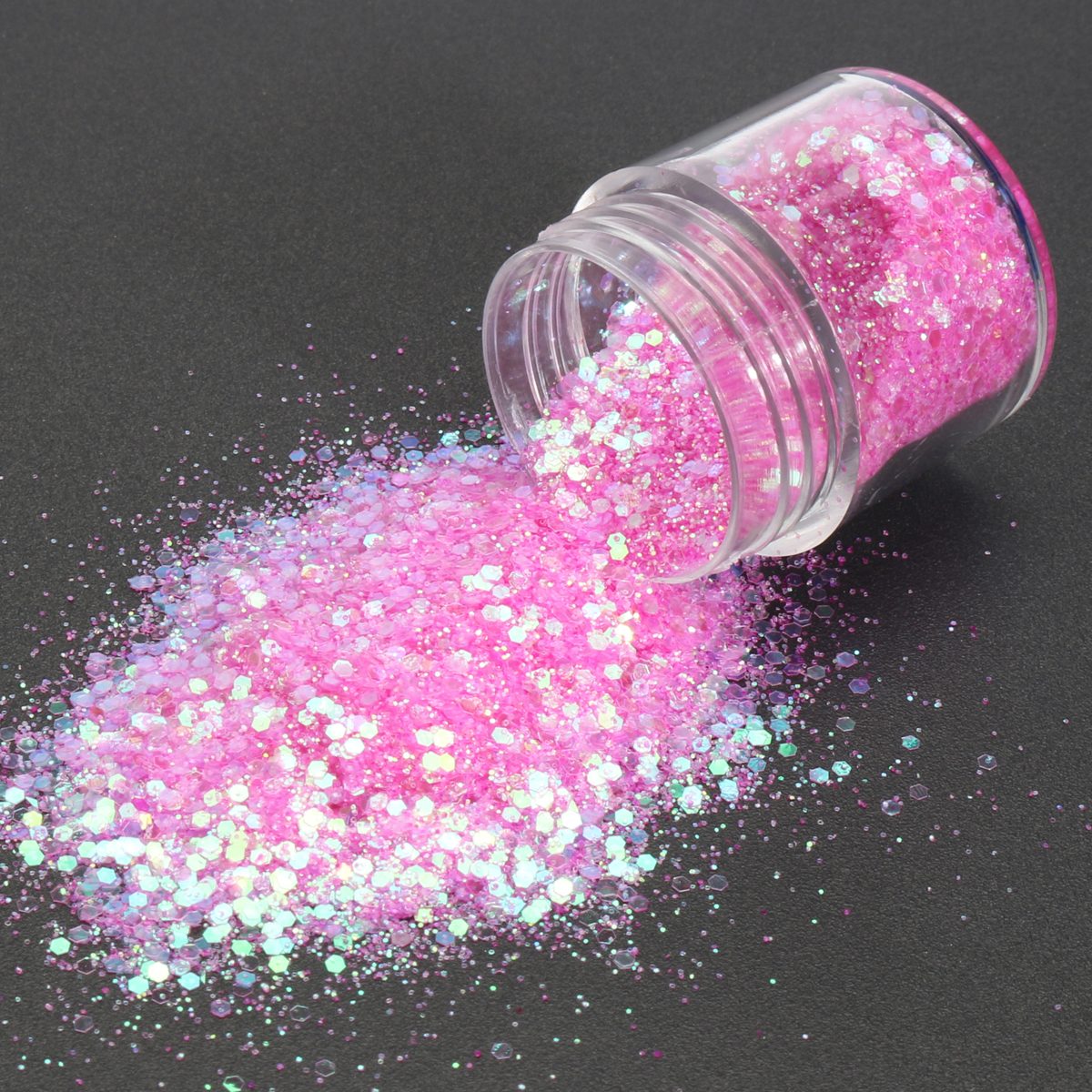 Pink Shining Mixed Glitter Powder Sequins Nail Art Decoration Dust Rose Red...