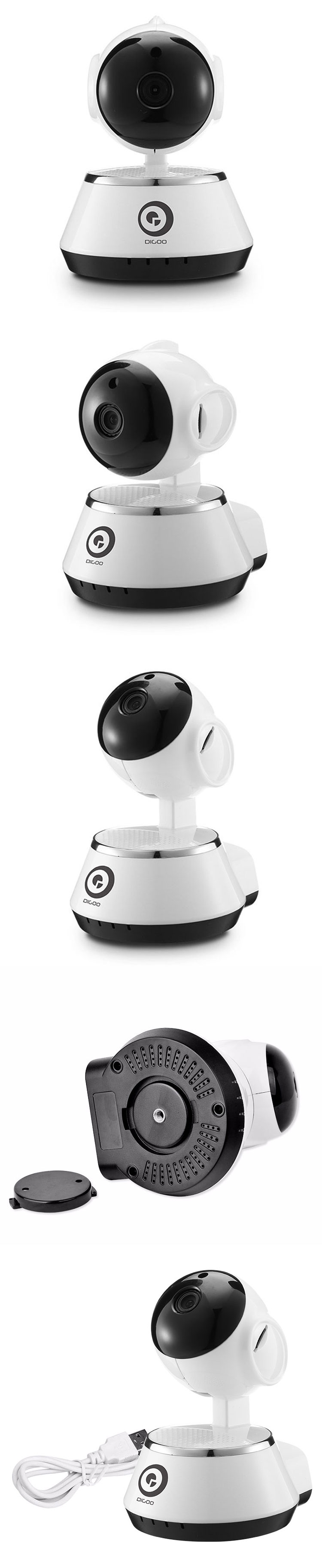 Digoo BB-M1 Wireless WiFi USB Baby Monitor Alarm Home Security IP Camera HD 720P Audio Netip
