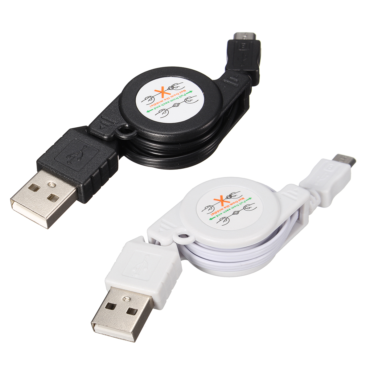 

Retractable Charging Micro USB torage Data Cable for Mobile Phone