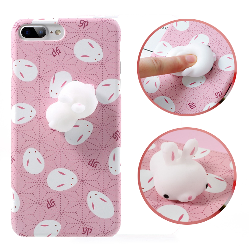 

Bakeey™ Cartoon 3D Squishy Squeeze Slow Rising Cute Soft Rabbit TPU Case for iPhone 7&7Plus