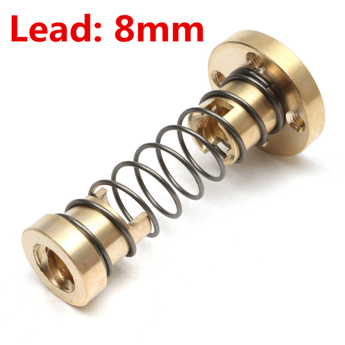 2mm Pitch 8mm Lead 4-Pack Silent T8 Lead Screw POM nut 8mm Lead Tr8x8 Acme Thread Screw Nuts Replacing Brass nut for 3D Printer Z Axis CNC