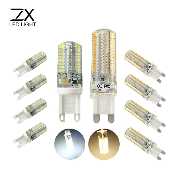 

1X 5X ZX G9 3W 5W 3014 SMD 64 104 LED Corn Crystal Capsule Bulb 220V LED Lighting Lamp