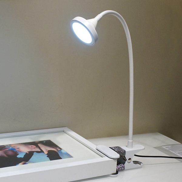 

Flexible Reading LED Clip-on USB Beside Table Light Dimmable LED Desk Computer Lamp for Study