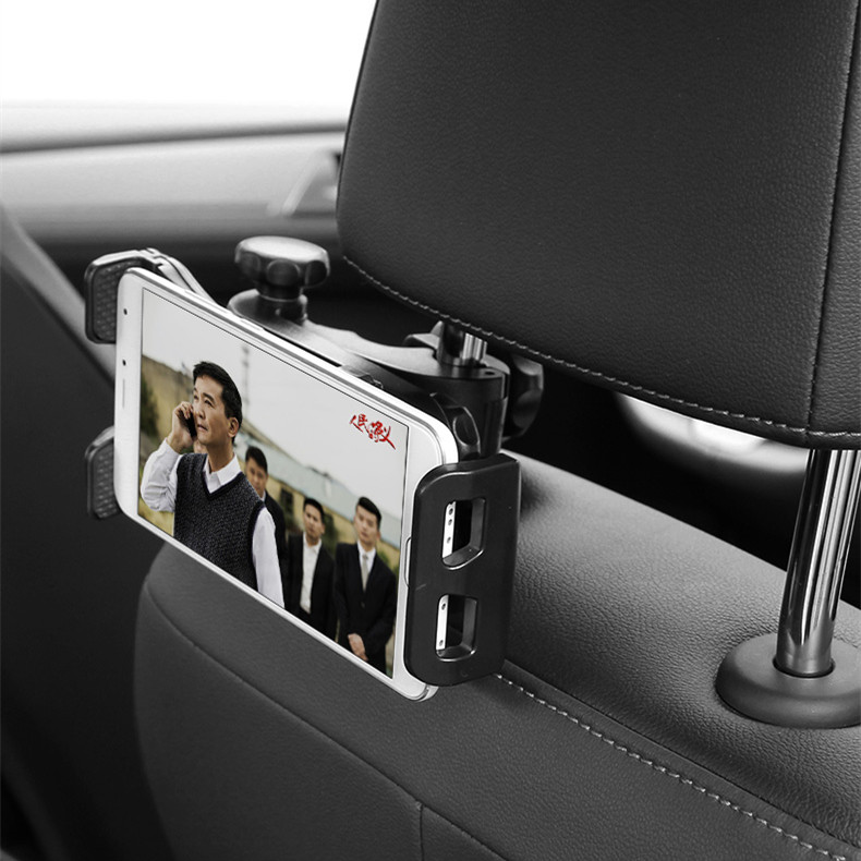 

Universal 360° Car Back Seat Headrest Mount Holder Stand For 3.5-11 Inches Smartphone Tablet PC