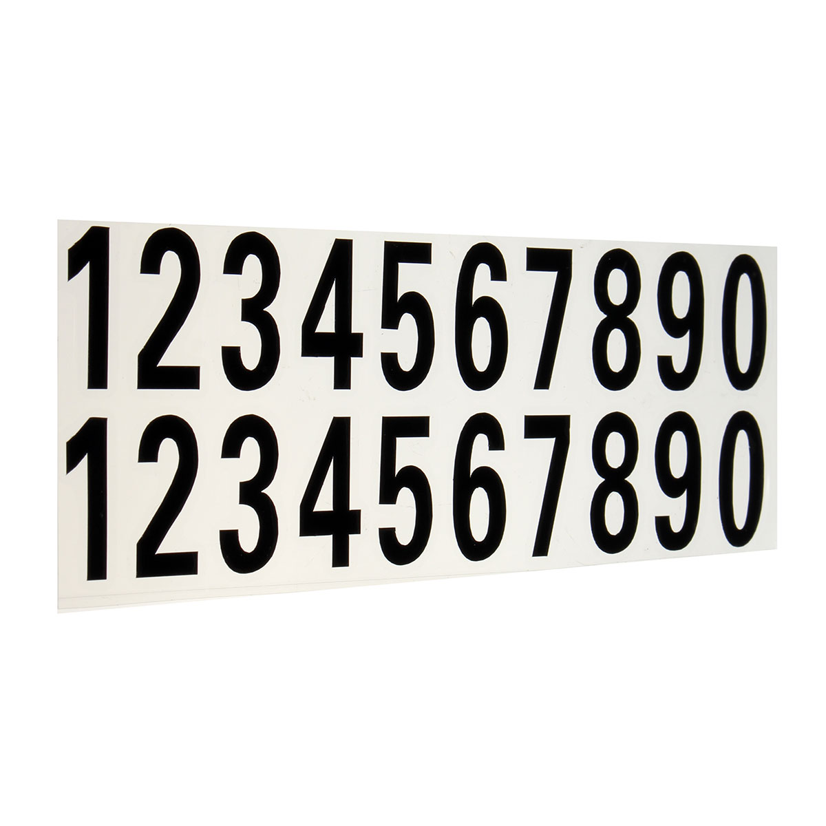 Lot of 20 White,Black Vinyl Street Address,Mailbox Number Decal Stickers KING