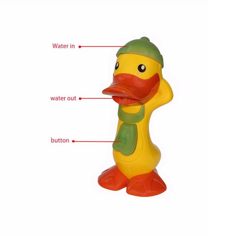 Cikoo Baby Bathing Play Water Toy Discolor Duck Water Gun Sensing Temperature Duck Toys