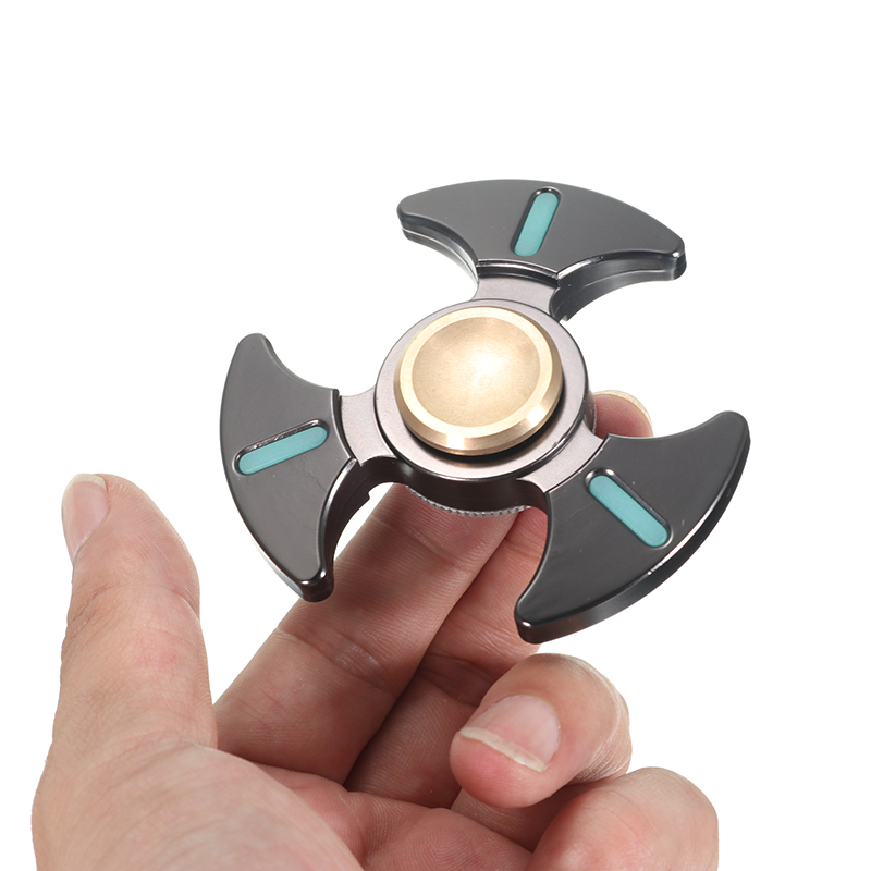 

Zinc Alloy Tri-Spinner Fidget Hand Spinner ADHD Autism Reduce Stress Focus Attention Toys