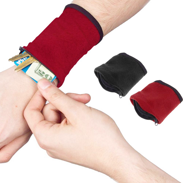 Honana HN-B9 Zipper Wristband Organizer Pocket Storage Bag