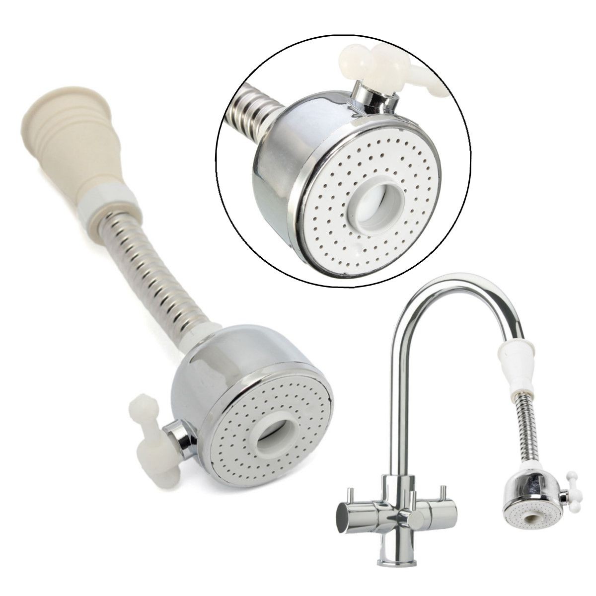 Water Saving Faucet Aerator Kitchen Tap Adjustable Nozzle Spout