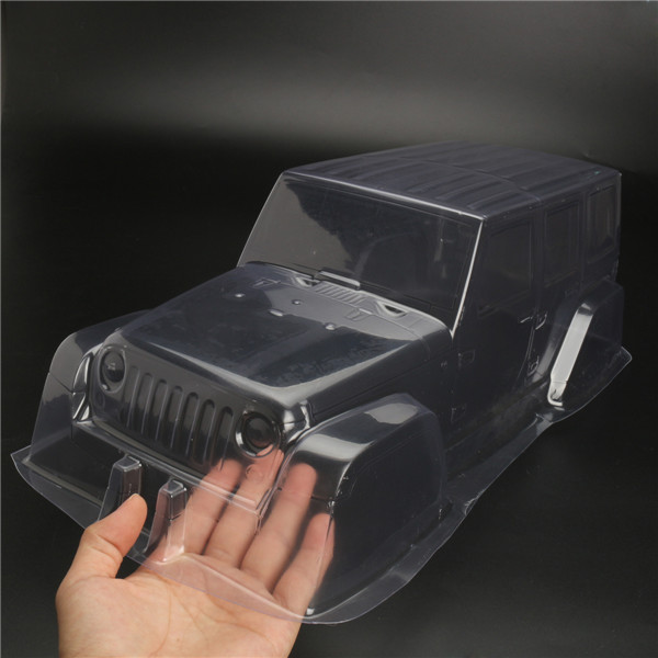 1:10 Scale Jeep RC Crawler Car D90 Body Shell Hard Plastic Transparent PVC Climbing Car  - Photo: 8