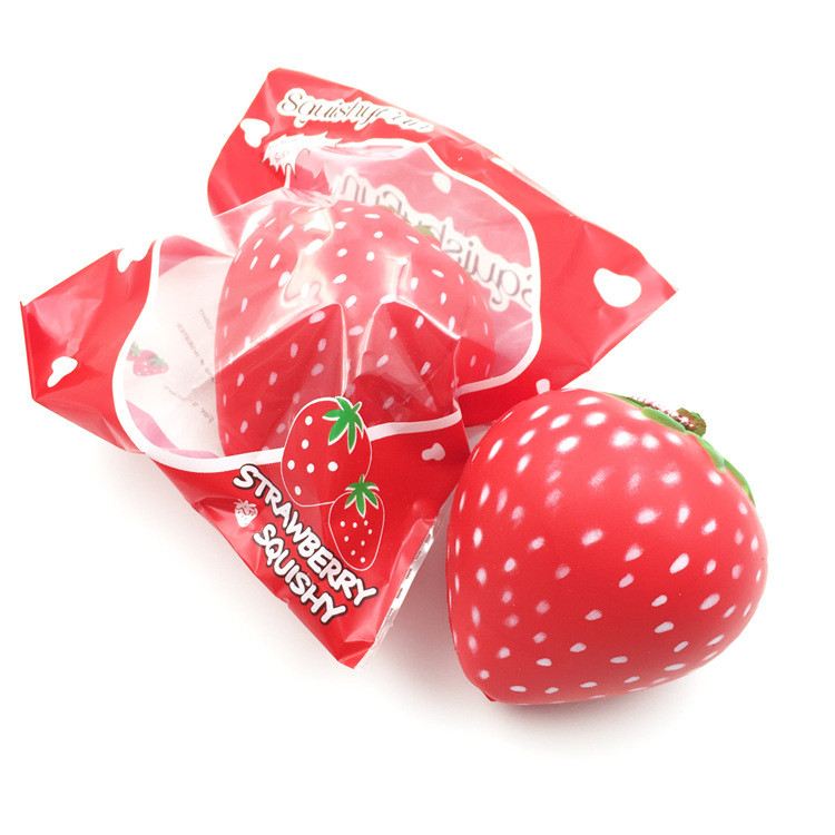 

Squishyfun Super Slow Rising 8CM Strawberry Squeeze Toys Fun Gift