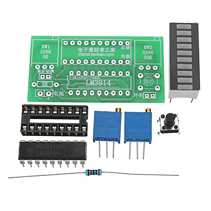 LED Power Indicator Kit DIY Battery Tester Module For 2.4-20V Battery