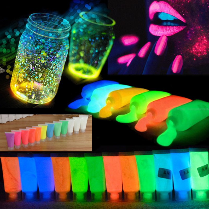 как сделать флуоресцентную краску