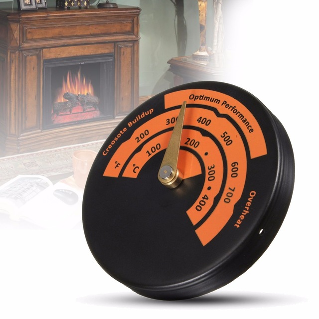 Magnetic Stove Thermometer Oven Temperature Meter for Wood Burning Stoves Gas Stoves