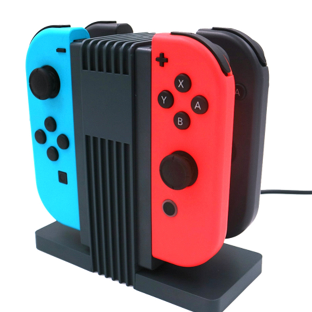 

4 Slot Charging Cradle Stand Dock Station Holder Indicator For Nintend Switch Joy-Con Control