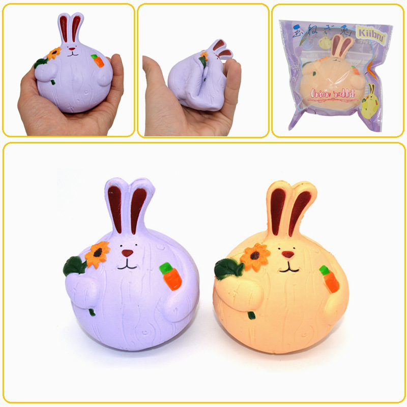Kiibru Squishy Slow Rising Toy Onion Rabbit With Original Packaging 