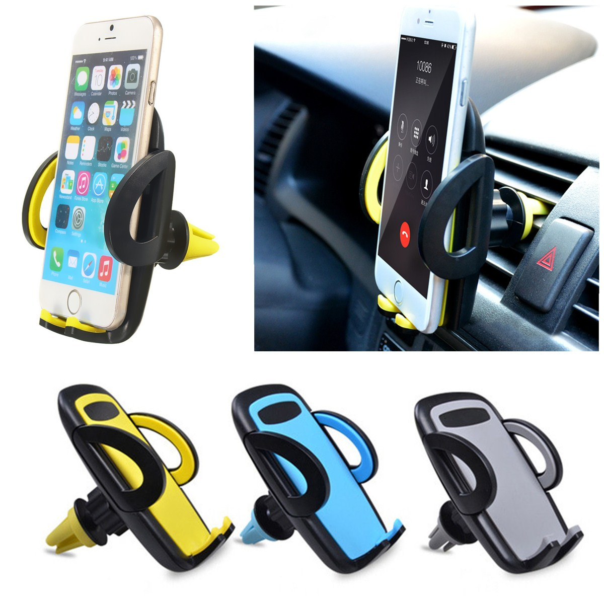 

Universal 360° Rotation Car Air Vent Holder Stand Mount For Mobile Phone