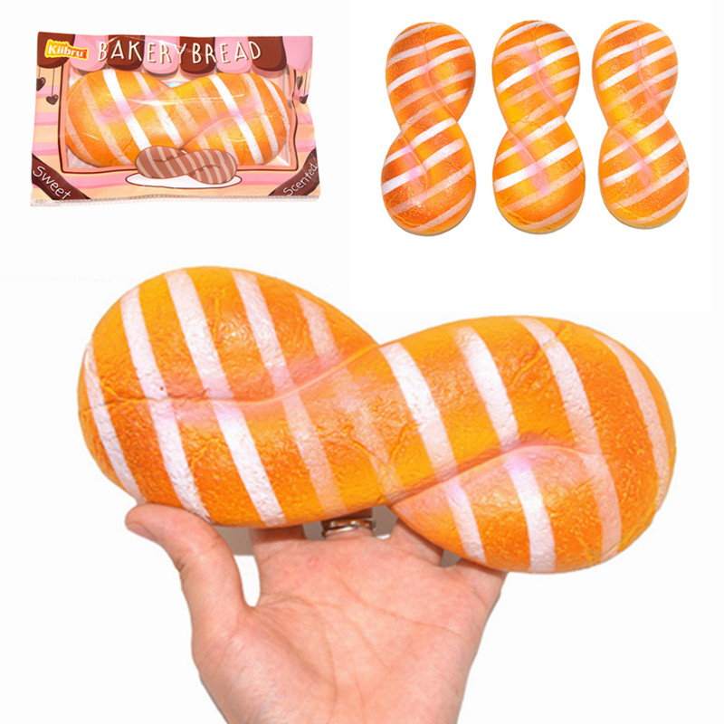 

Kiibru Squishy 8 Shape Bakery Bread Jumbo 20cm Slow Rising Original Packaging Collection Gift Toy
