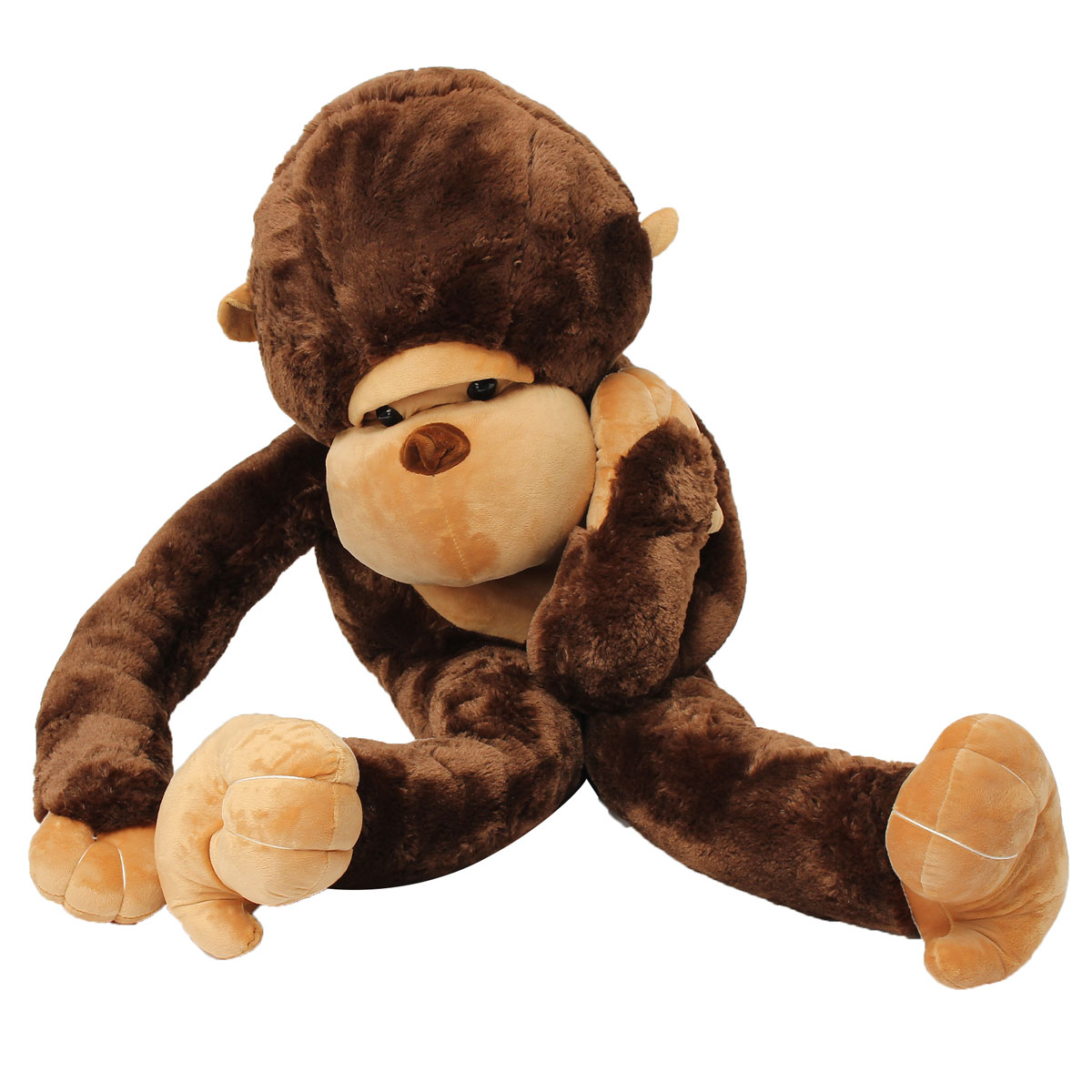 

130CM Giant Huge Large Big Stuffed Soft Plush Brown Monkey Bear Doll Plush Toy