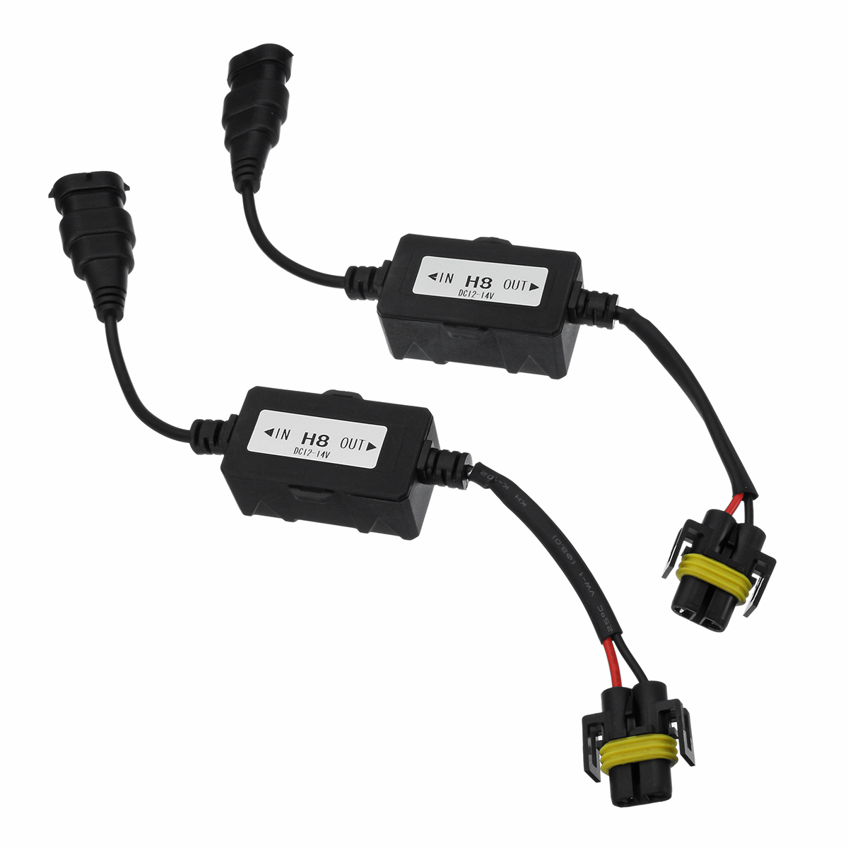 2X Car A0 H1 H3 LED Headlight Error Free Anti Flicker Resistor Canceller Decoder 